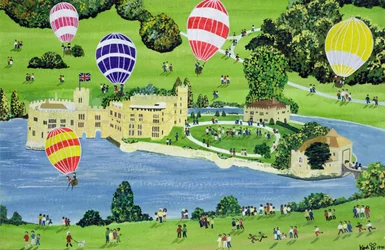 Ballonfahren am Leeds Castle